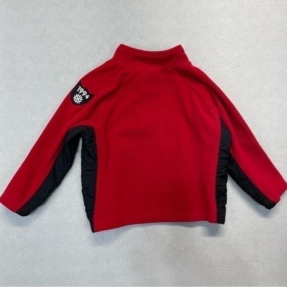 Old Navy Half Zip Pullover Sweatshirt Red boys Size 4T - Picture 7 of 7